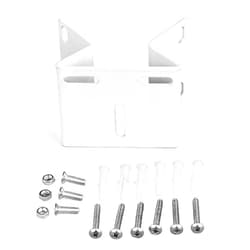 Demimy Security Camera Mount Kit, Corner Mount Bracket for Security Cameras, CCTV Surveillance Camera Holder Adapter Compatible with Eufy, Reolink, Tapo and AOSU PTZ Cameras, White (1 Pack)