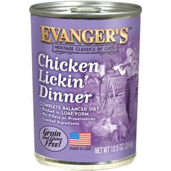Evanger's Heritage Classic Chicken Lickin' Dinner for Cats - 12, 12.5 oz cans
