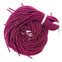 Embroiderymaterial Spiral Coiled French Metallic Wires for Tambour, Luneville & Goldwork Hand Embroidery 2MM, 10 Yard (100Gram) in Plum Color