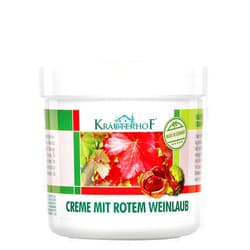 Krauterhof Horse Chestnut & Red Vine Cream for Varicose Veins, Aching Legs - 250ml, All Skin Types
