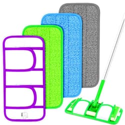 UMAYCOOL Microfiber Mop Pads Compatible with Swiffer Sweeper Mop, Wet Pads Refills Dry Pads Reusable Wet Pads Mop Refill Pads Dry Wet Refills Washable Pads Wood Floor Pads for Wet Dry Cleaning(4 Pack)