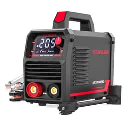 YESWELDER Stick Welder 205Amp Large LED Display Digital Inverter IGBT Welding Machine,110V/220V Dual Voltage Hot Start Portable MMA ARC Welder Machine