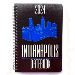 Datebook Publishing 2024 Indianapolis, Indiana Datebook & City Planner – Resource Guide with Daily, Weekly & Monthly Views – 3-Year Reference Calendar - Multi-Purpose Travel Notebook Guide & Adventure Diary