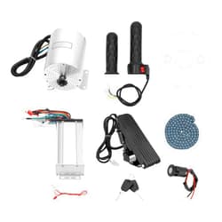 DNYSYSJ 72V 3000W Brushless Motor Kit, 3 Speed Gears Electric Bicycle E Bike Dirt Bike Razor MX650 with Controller and Throttle for Electric Scooter E Bike Engine Motorcycle DIY Part Rebuild Kits