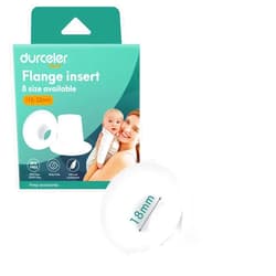 Durceler 18mm Flange Insert Compatible with Momcozy S9 S10 S12 Pro, bluefair BIOBOO, S21, Bellababy, NCVI, kmaier, TSRETE, MomMed, NaNaLazy, NIRGU, Onlyeah, MomWills, Medela, Spectra 24mm Breast Pump