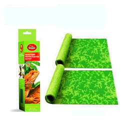MCLANZOO Reptile Carpet, 30 * 12in Pet Terrarium Liner,Reptiles Cage Mat/Substrate for Snakes, Chameleons, Geckos and Kitchen Use(2sheets) with Tweezers Feeding Tongs