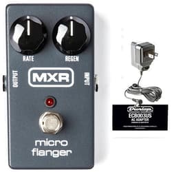 Briskdrop MXR M152 Micro Flanger Bundle with Dunlop ECB003 Power Supply