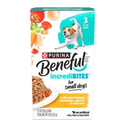 Beneful Purina Beneful Small Breed Wet Dog Food in Gravy, IncrediBites With Real Chicken - (8 Packs of 3) 3 oz. Cans