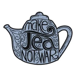Generic Make Tea Not War Sticker Vinyl Decal Wall Laptop Window Car Bumper Sticker 5