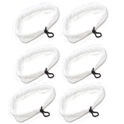 Eoocvt 6pcs Home Clean Steam Mop Reusable Replacement Microfiber Cleaning Pads Washable Cloths Compatible for Steamboy H2O H20