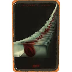 NIUMOWANG Dexter Slide Artwork Abstract Tin Poster 12 X 8 Inches