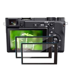 FANZR A6500 Tempered Glass Screen Protector Compatible for Sony Alpha a6500 a6400 a5100 Camera, 0.3mm 9H Hardness Anti-Scratch (2 Pack)