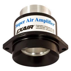 EXAIR Air Amplifier Compressor Attachment, High Velocity Blower for Industrial Ventilation, Drying or Cooling Parts, 2