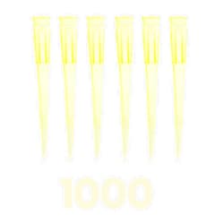 Kashi Scientific 200uL Pipette Tips, Kashi Scientific Universal Non-Filter Tips for Pipette 200 uL, Sterile Bulk Pipette Tips with Clear Graduation, 200uL Pipet Tips, DNase RNase Free,1000 Tips/Bag - Yellow