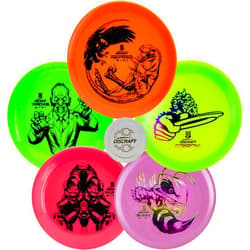 Discraft Mini Big Z Disc Golf Set | Five Mini Discs | Made for Fun, Marking, and Collecting (Colors and Foils Will Vary)