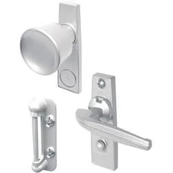 Prime-Line K 5000 Tulip Knob Latch, 1-3/4 In. Mounting Holes, Aluminum (1 Set)