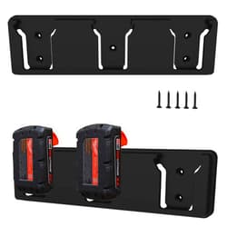 SZWJT-LV Battery Holder for Milwaukee M18 18V Battery, Mount 3 Slot Bulk Battery Garage Tool, Milwaukee Battery Holder for Work Van, Shelf, Toolbox