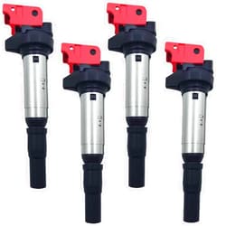ARKAUTO HIGH PERFORMANCE Ignition Coil Pack Of 4 Compatible with Mini R55 R56 R57 R58 R59 R60 R61 For BMW 1 Series F20 F30 F35 FOR Citroen Peugeot 1.6T 1.8T N13 N14 N18 UF598 12137575010