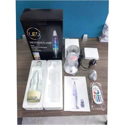 ORDERSOON 13.5-inch LED Magma Liquid Motion Lamp with Remote 17 Colors Changing Night Light for Relaxing Gift for Kids Men Women for Home Office Decoration