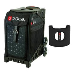 Z?CA INC Zuca Sport Bag - Mystic with Gift Black/Pink Seat Cover (Black Non-Flashing Wheels Frames)