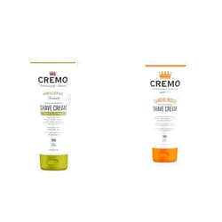 Cremo Barber Grade Sage & Citrus and Sandalwood Shave Creams, Ultra-Slick Shaving Cream for Men Fights Nicks Cuts and Razor Burn, 2 x 6 Fl Oz
