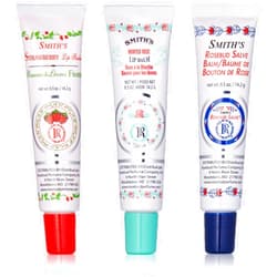 Rosebud Perfume Co. Tube 3 Pack: Smith's Rosebud Salve + Rosebud Lip Balm (Rose & Strawberry & Minted)