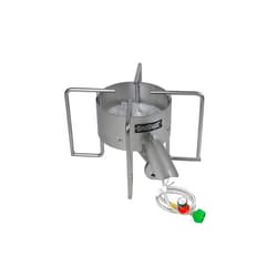 Bayou Classic SAB6 Stainless Bayou Banjo Cooker - 22-in Propane Burner for Outdoor Cooking - Crawfish Boiler, Homebrew Burner, Fits Large Stock Pots, Cast Iron Kettles - Seafood Boil Pot, Stew, Gumbo