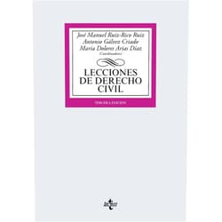 Spanish Edition by José Manuel Ruiz-Rico Ruiz (Author), Antonio Gálvez Criado (Author), María Dolores Arias Díaz (Author), María Luisa Moreno-Torres Herrera (Author), José Manuel de Torres Perea (Author), Francisco Javier Pastor Vita (Author), Antonio José Quesada Sánchez (Author), Belén María Casado Casado (Author), Paula Castaños Castro (Author), Raúl Acebes Cornejo (Author), Jesús Martín Fuster (Author), José Manuel Martín Fuster (Author) & 10 more Format: Kindle Edition Lecciones de Derecho Civil (Derecho - Biblioteca Universitaria de Editorial Tecnos) (Spanish Edition)