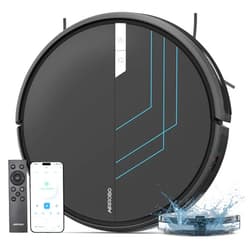 AIRROBO Robot Vacuum and Mop, 3000Pa Strong Suction Power Vacuum Mop Robot, Wi-Fi/App/Alexa, Self-Charging Robotic Vacuum for Hard Floor, Pet Hair and Low-Piled Carpet, Slim Design, Quiet，P30