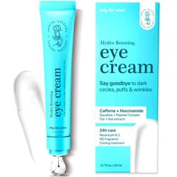 SPRING SISTERS Under Eye Cream for Dark Circles and Puffiness - Caffeine Eye Cream Anti Aging Brightener With Niacinamide, Squalane, Peptide Complex, Korean Skin Care Formula - Massage Zinc Roller - Puffy Eyes
