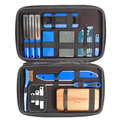 MusicNomad Premium Guitar Tech Fret Tool Set - 18 pcs. for leveling, crowing, beveling, polishing (MN880)