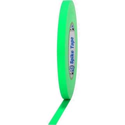 Pro Tapes PRO-SPIKE/FGRN0545 Pro Gaff Fluorescent Green Gaffers Spike Tape 1/2 