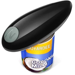 Ankuwa One Touch Electric Can Opener Easy Open Any Can Size with Smooth Edge, Battery Operated Electric Can Openers for Kitchen, Kitchen Gadget Electric Can Opener for Seniors with Arthritis