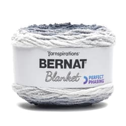Spinrite Bernat Blanket Perfect Phasing Yarn-Deep Black