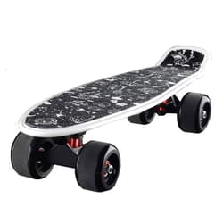 REMIGHTELY BRIGHT Professional Skateboarding, 4 Rounds of Small Fish Plates on The Street, Suitable for Beginners and Young Adults (Color : E)