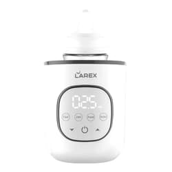 Larex Bottle Warmer, Fast Baby Bottle Warmer for Breastmilk and Formula, with Timer and Accurate Temp Control, 8-in-1 Baby Milk Warmer BPA Free with Digital Display, Bottle Warmers for All Bottles