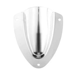 Paper Mate LJLCD Vent Stainless Steel Cable Cover, Boat Wiring Cover, Clamshell Vent Wire Cover Clam Shell Vent for Boat, Silver Economical and Practical