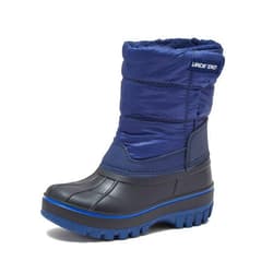 Lands' End Waterproof Kids Snow Boots - Insulated Warm Fleece Lined Winter Boots for Toddlers, Girls & Boys Size 5-10 Toddler or 11-7 Little or Big Kid