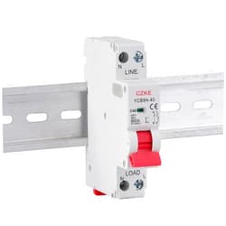 BCMCBV YCB9N-40 18MM MCB DPN 6000A 230V 50Hz Miniature Circuit Breaker Household Din Rail Air Switch(40A)