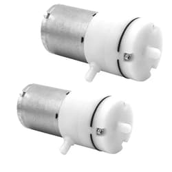 Lagogia Micro Air Pump - DC 6V Vacuum Electric Booster, Micro Electric Air Booster for Medical Instruments and Aquarium Oxygen Tanks - (2 Pcs)