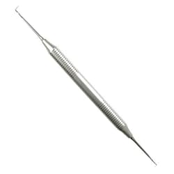 Osung Dental Sickle Scaler JAC 34/35, Posterior Sickle Scaler Application, Stainless Steel Dental Scaler Tool - Standard Periodontal Equipment