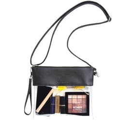 Vorspack Clear Bag Stadium Approved - PU Leather Clear Purse Clear Crossbody bag for Concert Festival