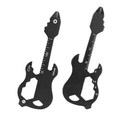 Jeffdad Multi Bottle Opener Beer Guitar Shaped Bottle Opener Funny Guitar Gift Kitchen Gadgets Metal Music Gifts for Men
