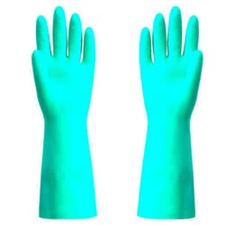 ThxToms Chemical Resistant Nitrile Gloves, Resist Household Acid, Alkali, Solvent and Oil, Latex Rubber Free, 1 Pair Medium