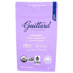 Guittard, Baking Wafer Milk Chocolate 38% Organic, 12 Ounce