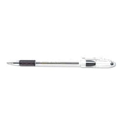 Pentel RSVP Ballpoint Pen, (1.0mm), Medium Line, Black Ink (BK91-A) (Pack of 1, 12 Count Total)