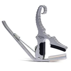 Kyser Short-Cut Partial Guitar Capo, 3-string, DADGAD, Silver, KG3S