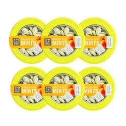 SENCHA NATURALS SEN CHA Naturals Green Tea Mints, Tropical Mango, 1.2 oz (Pack of 6)