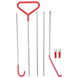Lkonwee 67 inch Long Reach Tool,Car Emergency Tool kit,Pull Hook J-Hook Kit,Vehicle 5th Wheel Hook 1 Set Car Repair Tool Kit