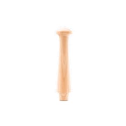 Woodpeckers Wooden Shaker Pegs 3-1/2-inch w/ 1/2-inch Tenon, Pack of 10 DIY Wooden Wall Hooks, Wood Hooks for Hanging Shaker Peg Rail and Coat/Hat/Towel Hook
